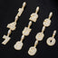 Mini Baguette Number Pendant