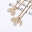Mini Baguette Number Pendant