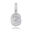 Mini Baguette Number Pendant