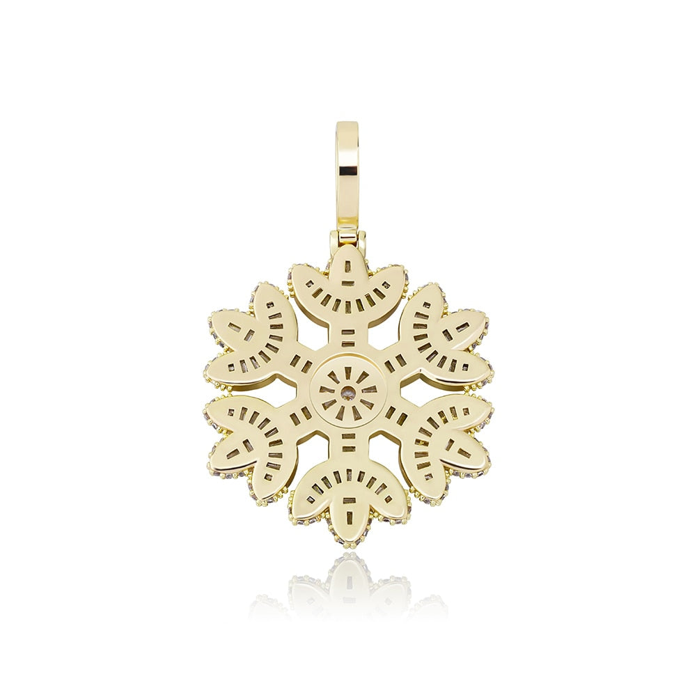 Jackie Frost Icy Snowflake Pendant