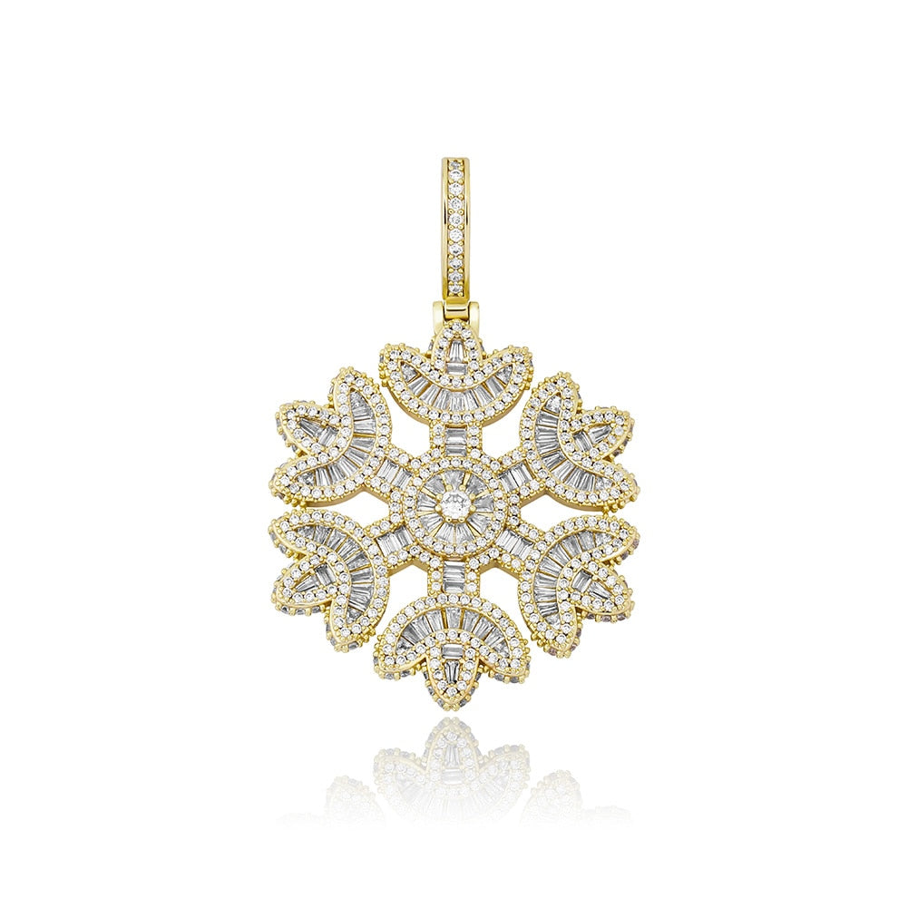 Jackie Frost Icy Snowflake Pendant