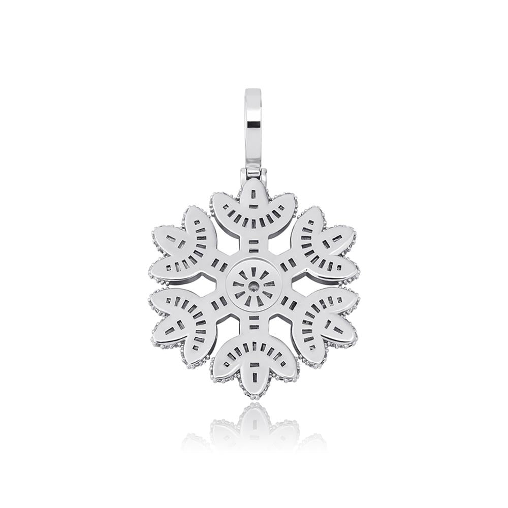 Jackie Frost Icy Snowflake Pendant