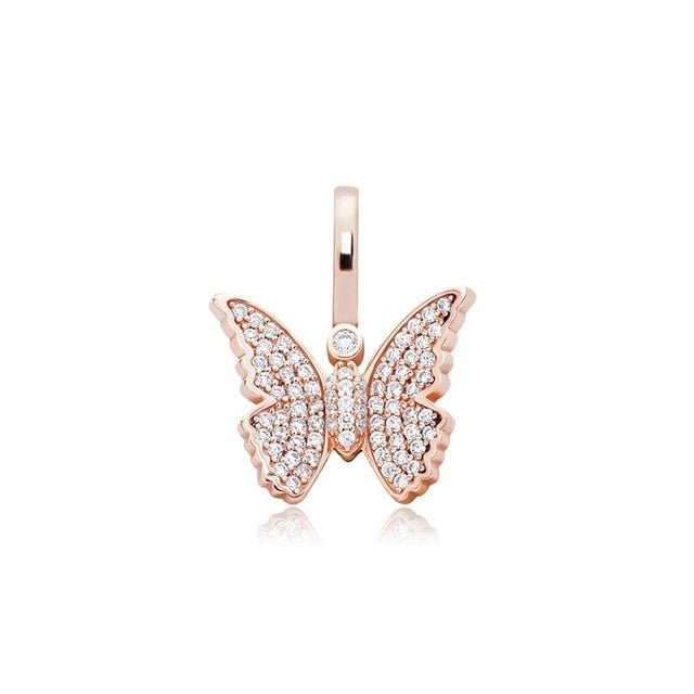 Laila Butterfly Pendant • Sterling or Vermeil
