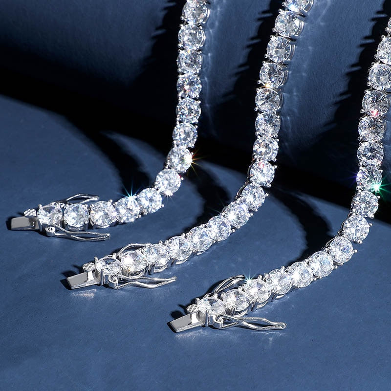 Bianca 6MM Tennis Chain • Sterling Silver or Gold