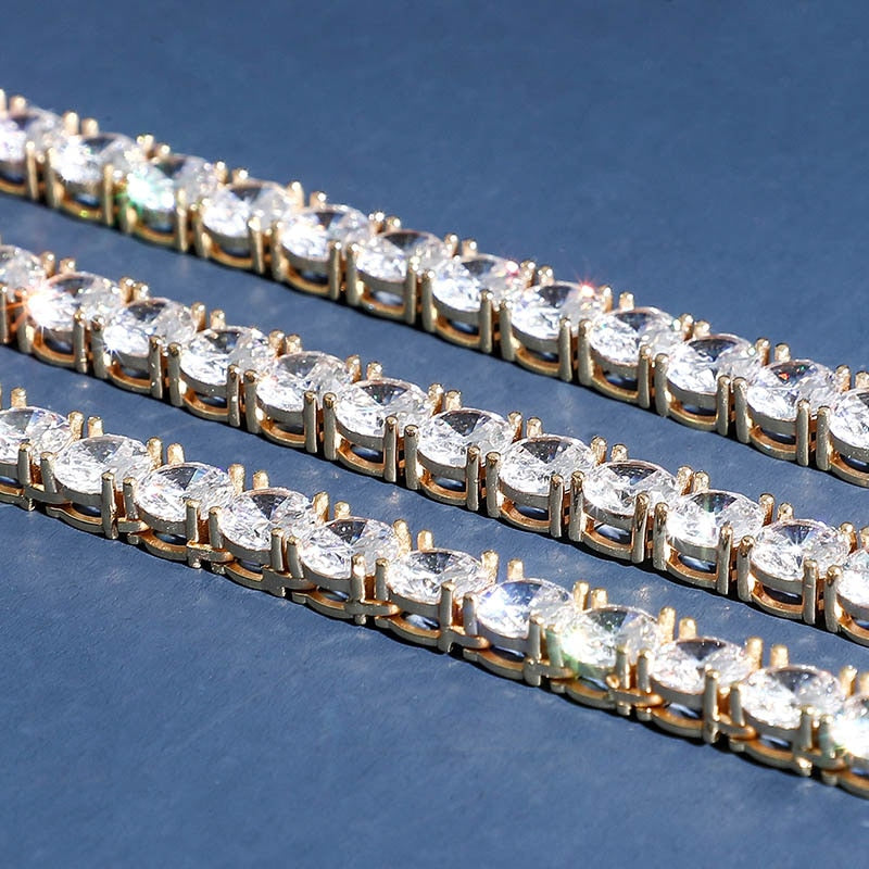 Bianca 6MM Tennis Chain • Sterling Silver or Gold