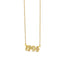 Retro Crystal Birth Year Necklace 1970 to 2000