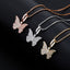Laila Butterfly Pendant • Sterling or Vermeil