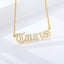 Crystal Astrology Zodiac Necklace