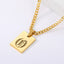 Engraved Old English Tag Necklace