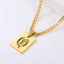 Engraved Old English Tag Necklace