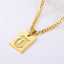 Engraved Old English Tag Necklace