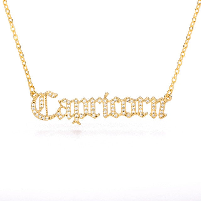 Crystal Astrology Zodiac Necklace