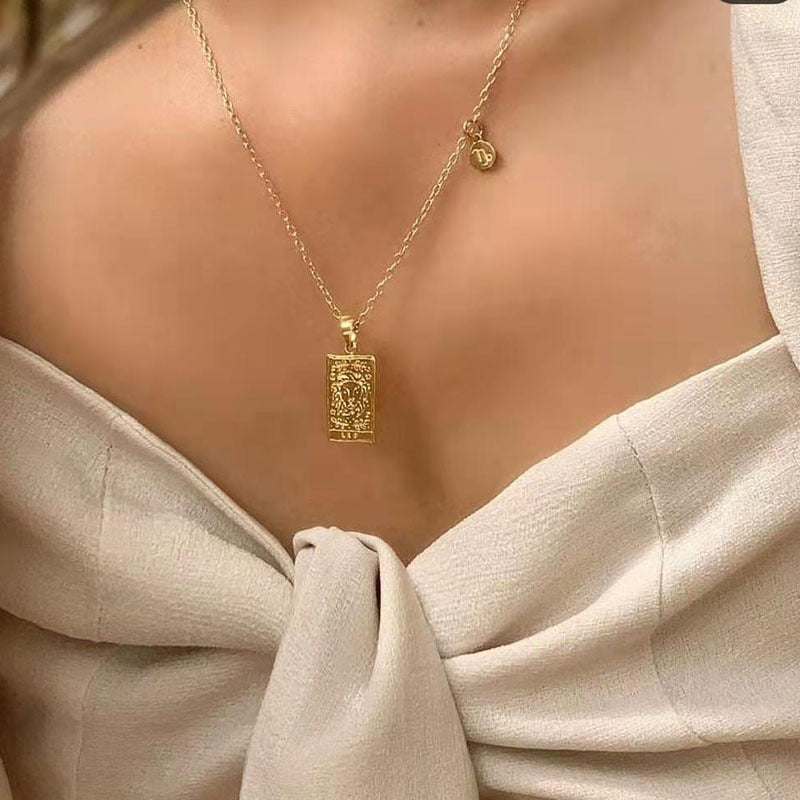 Gold-filled Astrology Zodiac Necklace