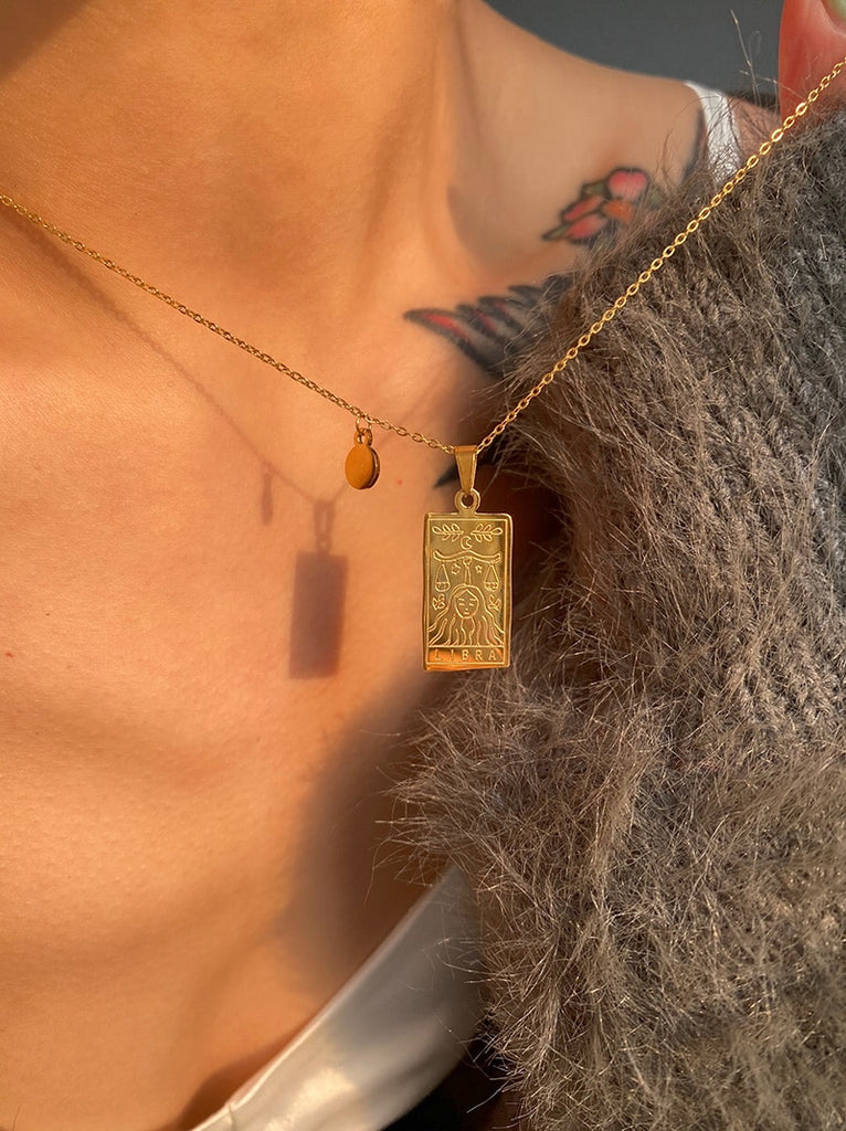 Gold-filled Astrology Zodiac Necklace