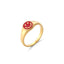 Happy Face Enamel Ring