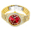 Jewel Tone Crystal Bezel Watch