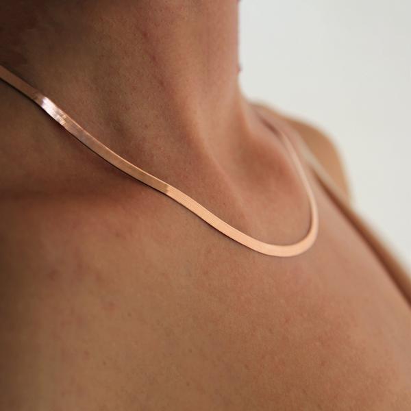 Flat Chain Necklace RG – Daniel Wellington