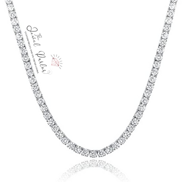 Parisa 4MM Tennis Chain in Gold or Silver