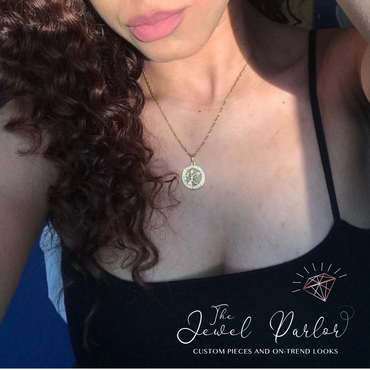 Rose Gold-Plated Horoscope Zodiac Sign Necklace