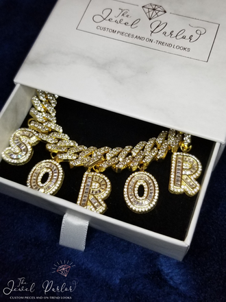 Custom Sorority Baguette Necklace | SOROR