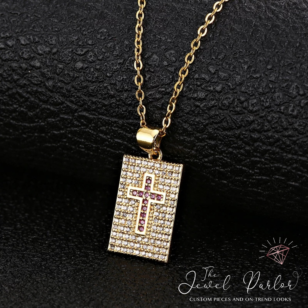 Pavé Crosses • Virgin Mary of Guadalupe • St. Benedict