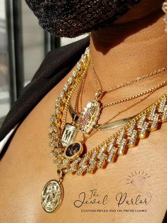 Gold-filled Enter the Dragon Medallion Necklace