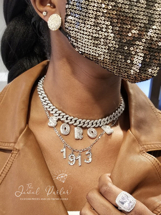 Custom Sorority Baguette Necklace | SOROR