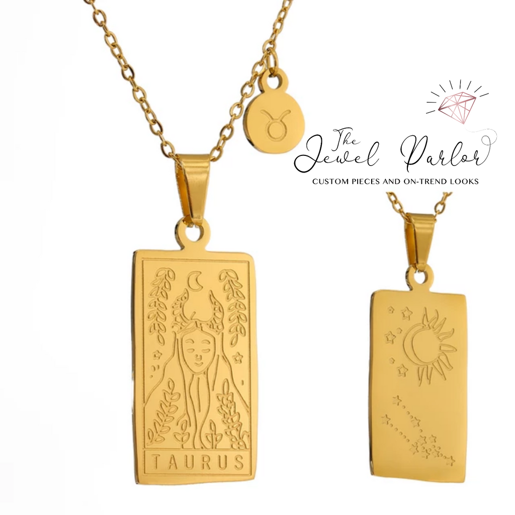 Gold-filled Astrology Zodiac Necklace