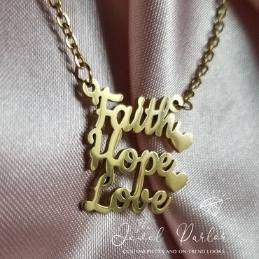 Faith Hope Love Necklace