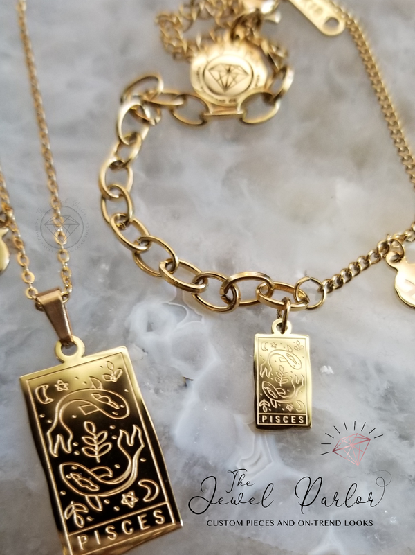 Astrology Jewel – Gold-filled The Parlor or Zodiac Anklet Bracelet