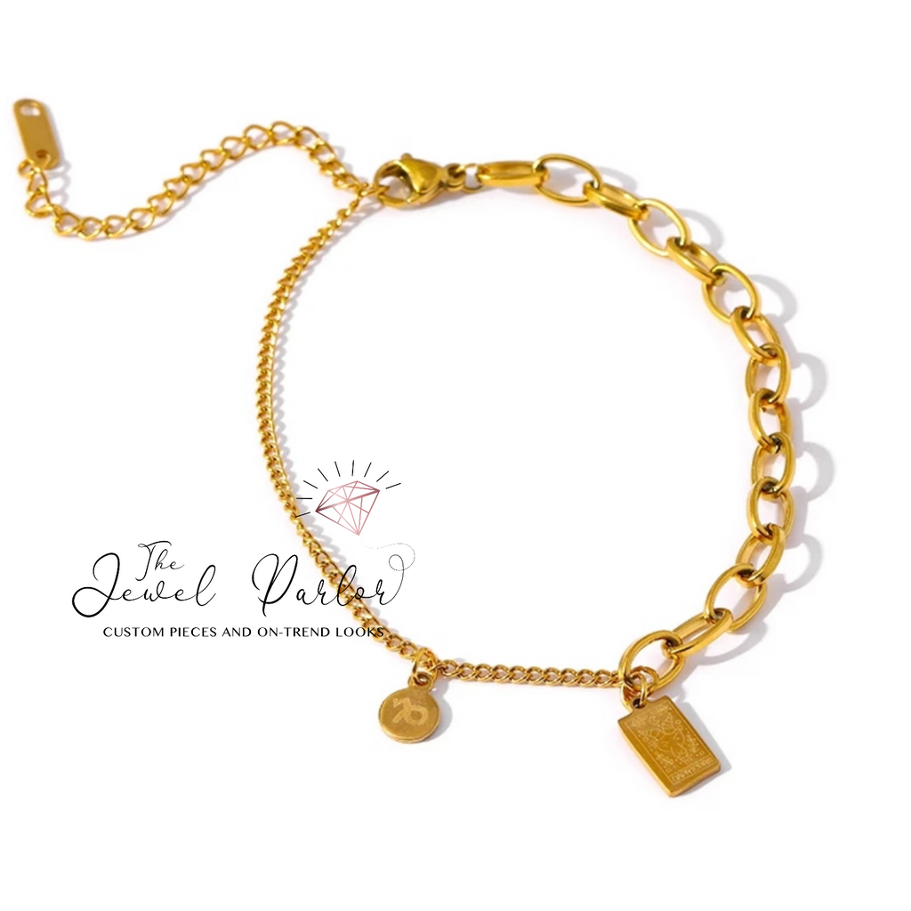 Astrology Jewel Zodiac Gold-filled Parlor or Anklet The – Bracelet