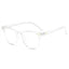 Tinted Frame Colorless Sunglasses