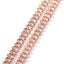 Celia Pink Ice + Rose Gold Cuban Link Curb Bracelet