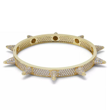 Koopa Pavé Spike Bangle Bracelet