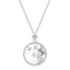 Mother of Pearl Star Sign Horoscope Zodiac Necklace in Silver