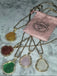 Happy Buddha + Baguettes Necklace • 5 Colors