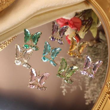 Evangeline Glass Butterfly Earrings