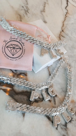 Baguette Charm Bracelet or Anklet