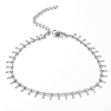 Dainty Fringe Anklet
