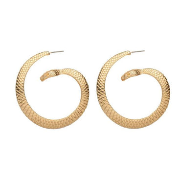Eden Snake Hoop Earrings